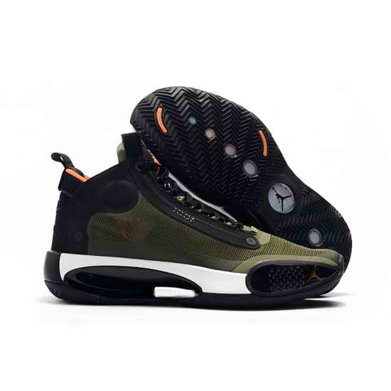 Air Jordan XXXIV Men Basketball Sneakers Dark Green